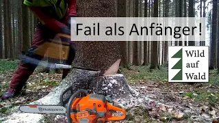 🌲Fällung Baum: Diese Fehler solltest du niemals machen! #wildaufwald