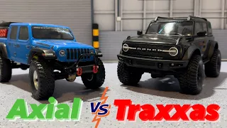 Traxxas TRX-4M Bronco Vs Axial SCX24 Jeep Gladiator