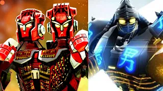 REAL STEEL WRB Twin Cities VS Bluebot & No Joke & Shogun & Blockbuster & Fat Boy & Danger Zone