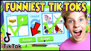 Funniest ADOPT ME TikTok Compilation!! Working HACKS and Relatable!! (Roblox Adopt Me) PREZLEY