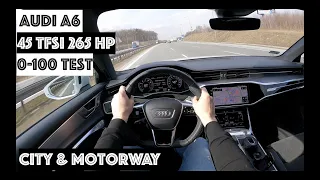 NEW Audi A6 C8 45 TFSi 265HP 2021 | POV TEST DRIVE | 4K | 0-100 by GearUp