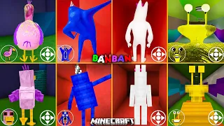 What if I BECOME EVERYONE in Garten of Banban 2 VS Minecraft VS Roblox | Nabnab, Opila Brid, Seline