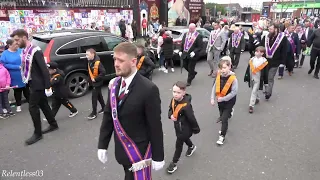 Belfast Junior Orange Easter Tuesday Parade (Full Parade 4K) ~11/04/23 (4K)