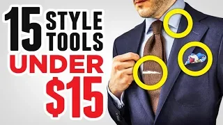 15 Cheap (But AWESOME!) Style Tools UNDER $15 | Inexpensive  Men's Fashion Tips