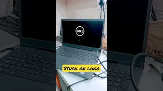 Dell Inspiron laptop won't boot and is stuck on Dell logo screen