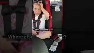 Kid Panics When She Loses Her Sunglasses on Her Own Head