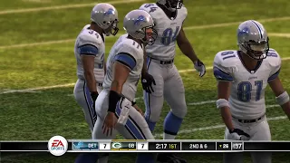 Madden NFL 10 Gameplay - Franchise mode - Detroit Lions vs Green Bay Packers