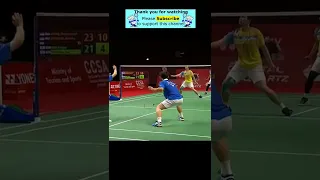 Hendra Setiawan Change of Pace Net Block to Play a Winning Smash