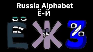 Russia Alphabet Lore! (Ё-Й) Part 2!