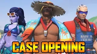 100+ SUMMER GAMES LOOT BOX CASE OPENING! (OVERWATCH SEASONAL EVENT)