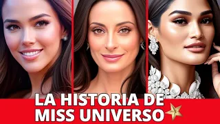 𝗧𝗢𝗗𝗔𝗦 las 𝗚𝗔𝗡𝗔𝗗𝗢𝗥𝗔𝗦 de Miss Universo desde 1952 👑 Miss Universe WINNERS ⭐