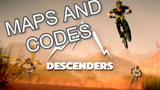 DESCENDERS MAPS AND CODES 2022!!!!!!