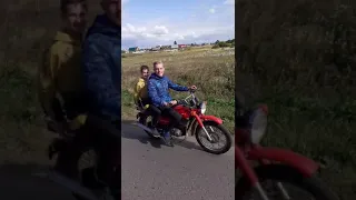 Юные байкеры на Минске🤟👍😁