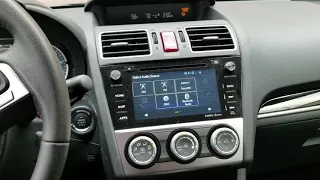 How to get to Subaru Radio service menu.