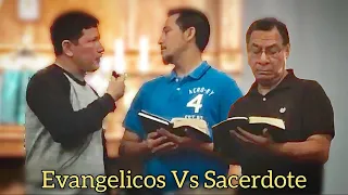 Debate La Eucaristía Padre Luis Toro vs Evangélicos.