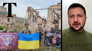 Zelensky praises Ukrainian forces for liberating village near Bakhmut