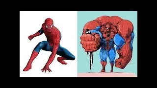 Superheroes Villains Muscular Version | Evil Version Of Your Favorite Marvel & DC SuperHeroes