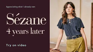 Sézane 4 years later | Try on of my oldest Sézane tops | Wardrobe of a 30-something