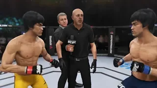 Bruce Lee vs. Bruce Lee (EA sports UFC 3) - CPU vs. CPU - Crazy UFC 👊🤪