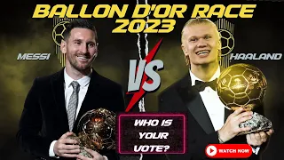 Messi vs Haaland: Ballon d'Or 2023 Race - Stats, Records, and Analysis : Ballon d'Or Date is Near