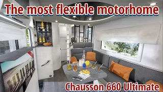 The most flexible motorhome, unique on the market. Chausson 660 Ultimate