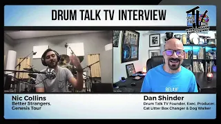 Nic Collins Interview on Drum Talk TV!