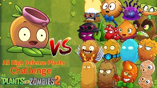 PvZ 2 Gameplay | All High Defense Plants Challenge - Which Plant 's Best ? - Plant vs Plant