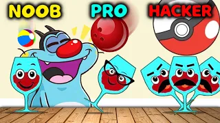 NOOB vs PRO vs HACKER - Spill It .ft OGGY AND JACK