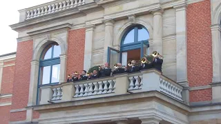 Fanfare "Die Meistersinger von Nürnberg", Act III. Bayreuth Festspiele 2018