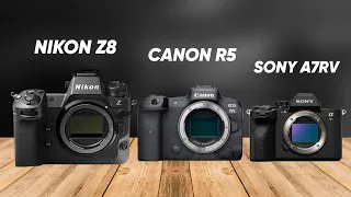 Nikon Z8 VS Canon R5 Vs Sony A7rV Comparison | Early Before Announcement