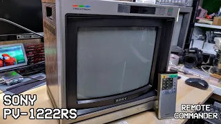 Sony Trinitron KV-1222RS: Tour, test and tune of this 1984 12" TV