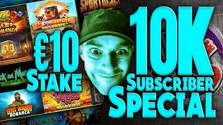 10 Bonuses on €10: Hideous Slots 10k Subscriber Special!