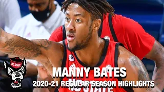 Manny Bates  2020-21 Regular Season Highlights | NC State Forward