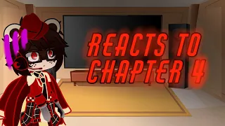 Dark Deception Chapters 1, 2 and 3 reacts to //CHAPTER 4 TRAILER// Gacha Club...