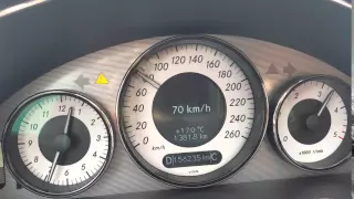 Mercedes w219 CLS 320 CDI 0-100km/h acceleration