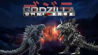 Godzilla Filius vs Mechagodzilla Bilusaludo (Godzilla Omniverse)