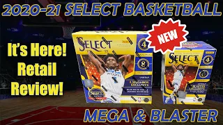 2020-21 Select Basketball Retail is here! Mega Box and Blaster Box Review! Different than Hobby!