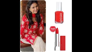 Aruvi VS nail polish VS lipstick