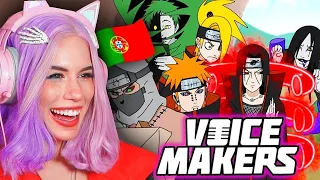 PORTUGUESA REAGE a REUNIÃO DA AKATSUKI de Voice Makers