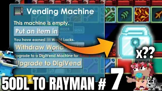 COLLECTING FROM WALLPAPER SHOP + TRADE WORLD!! || 50DL TO RAYMAN #7! || Growtopia