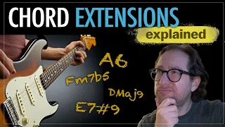 Chord Extensions Explained. Guitar Chord Theory - What do those numbers mean?