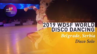 2019 WDSF World Disco Dance - Natalie Forsberg | Disco Solo Final
