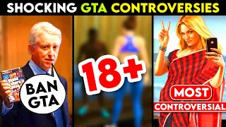 10 *SHOCKING* Controversies In GTA Games 🤯 That Affected GTA Series & Rockstar Games 😕