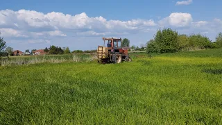 🌱Siew nawozów oraz opryski odżywką🌱/ Łódzki Farmer 🎥/ władymirec T25 termit i rozsiewacz lej