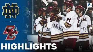 Notre Dame vs Boston College | NCAA College Hockey | Highlights - November 24, 2023