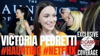 Victoria Pedretti interviewed at #Netflix's The #Haunting of Hill House S1 Premiere Event