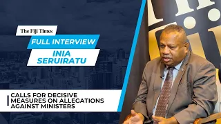 Full Interview | Inia Seruiratu