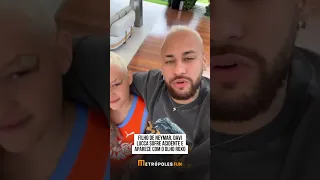 "Começando 2024 bem": Davi Lucca, filho de Neymar, aparece com olho roxo