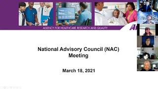 National Advisory Council Meeting, March 18, 2021