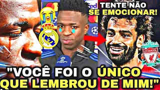 😭EMOCIONANTE!!❤️VINICIUS JR CHORA APÓS VER QUE SALAH FOI O ÚNICO QUE VOTOU NELE NO FIFA THE BEST!